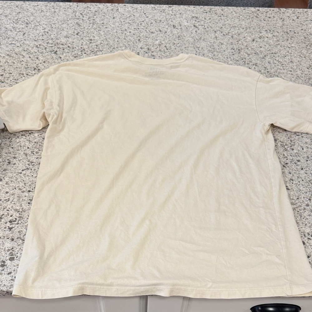 American Eagle Oversized Cream Tee with Sublime Graphic - Picture 4 of 4